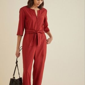 Amour Vert Miuccia Jumpsuit - Small - 100% Silk